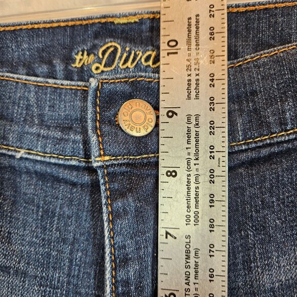 OLD NAVY THE DIVA Boot Cut Medium Wash Womens 16 short Casual Denim mom Rodeo - Picture 8 of 14